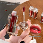 6-Color Moisturizing Plumping Lip Gloss – Shimmering Dewy Non-Greasy Finish
