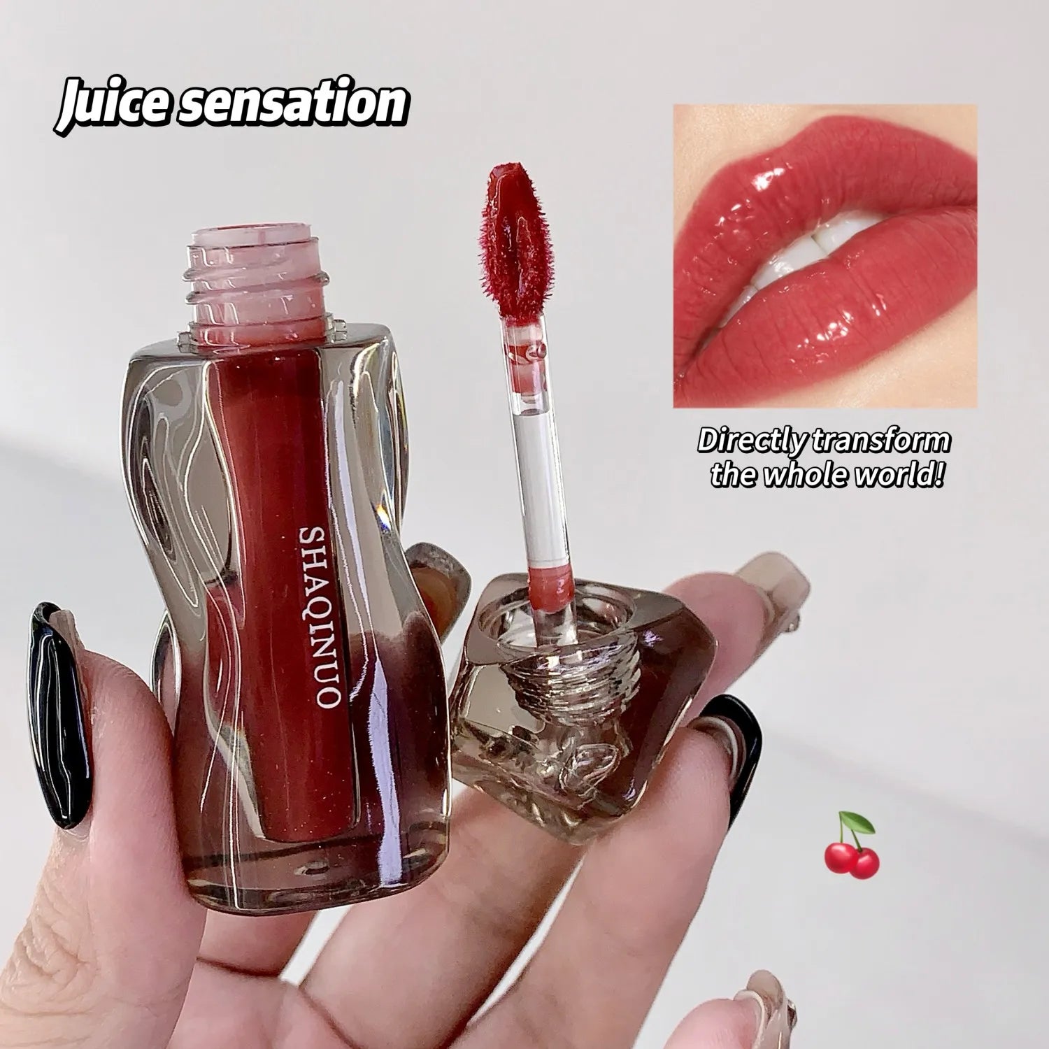6-Color Moisturizing Plumping Lip Gloss – Shimmering Dewy Non-Greasy Finish