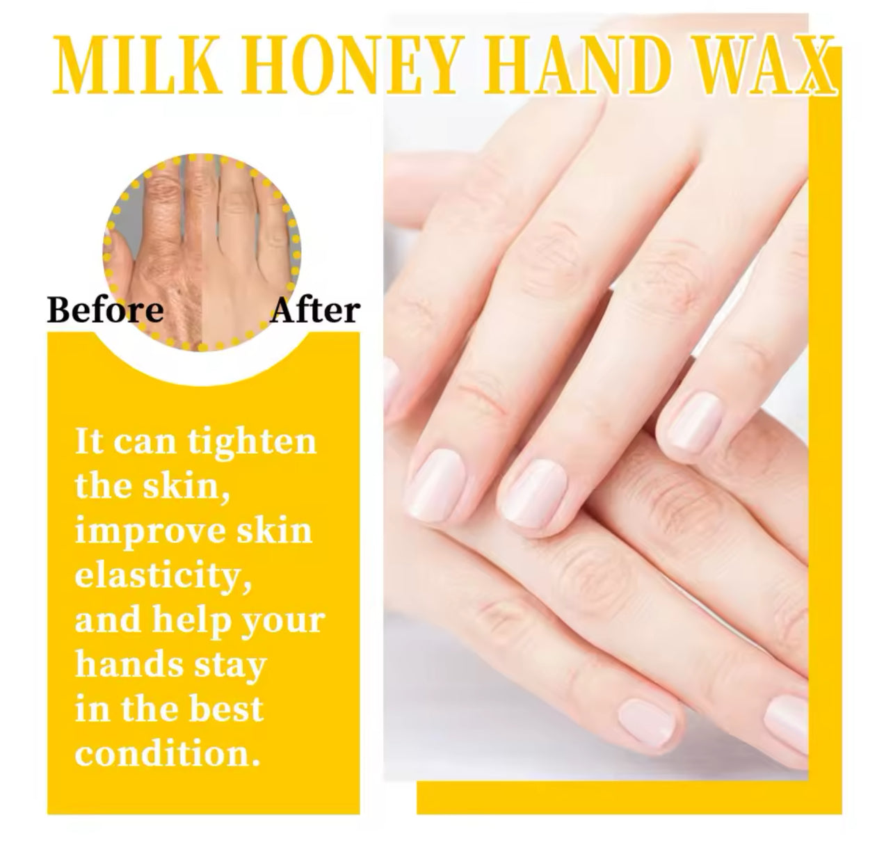 Milk & Honey Hand Wax Deep Moisturizing & Exfoliating Peel
