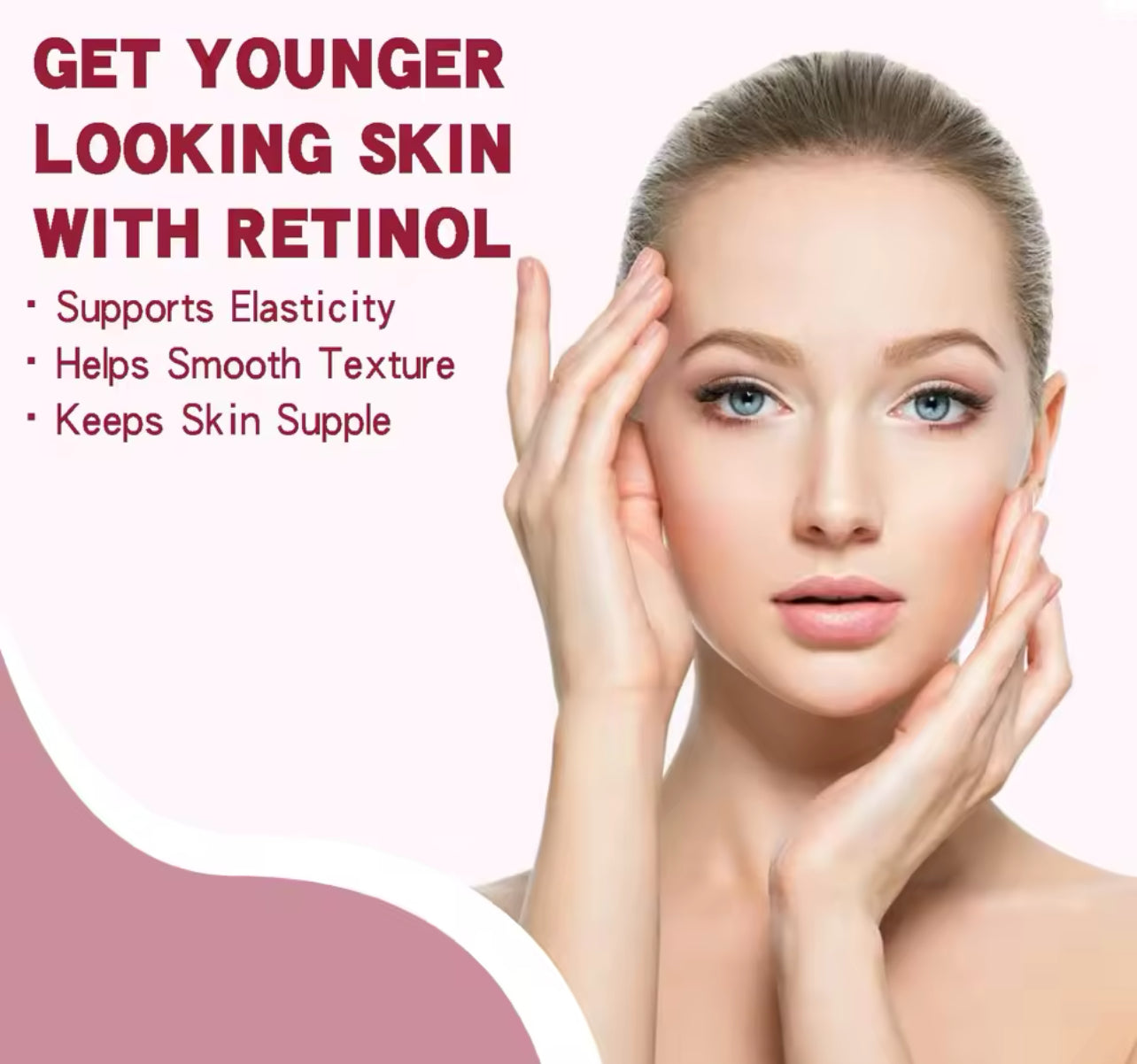 Retinol Anti-Wrinkle Face Cream Hydrating & Firming with Hyaluronic Acid