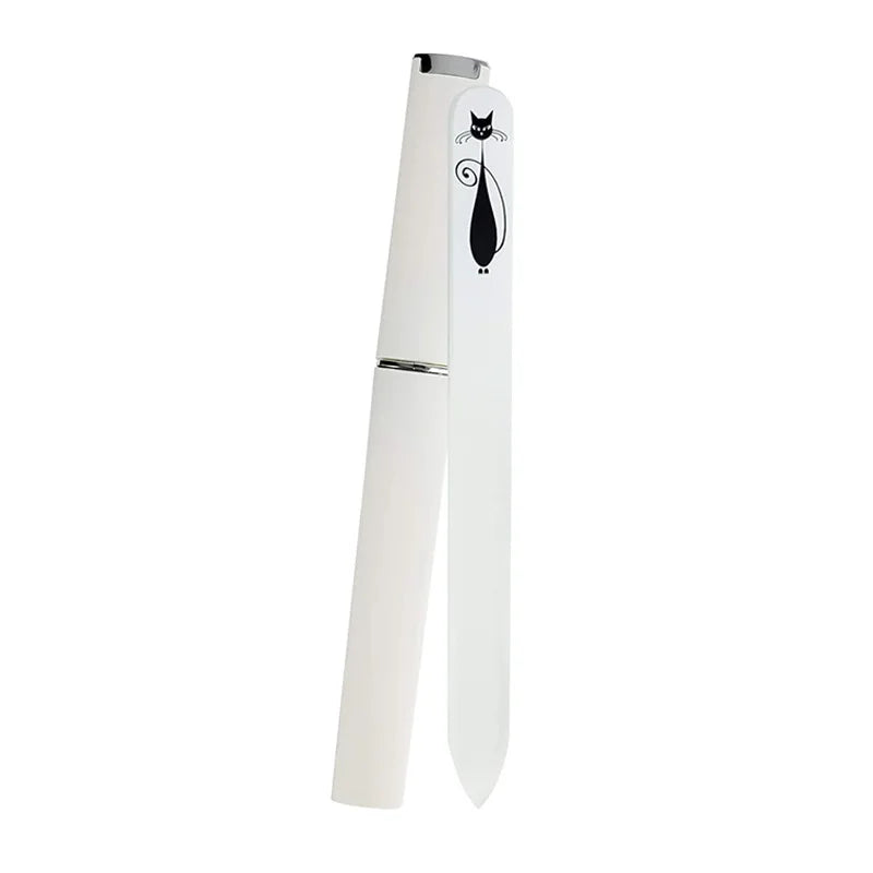 Manicure Nail File Set – Sanding, Polishing, Rubbing & Contour Strips with Glass Nail File