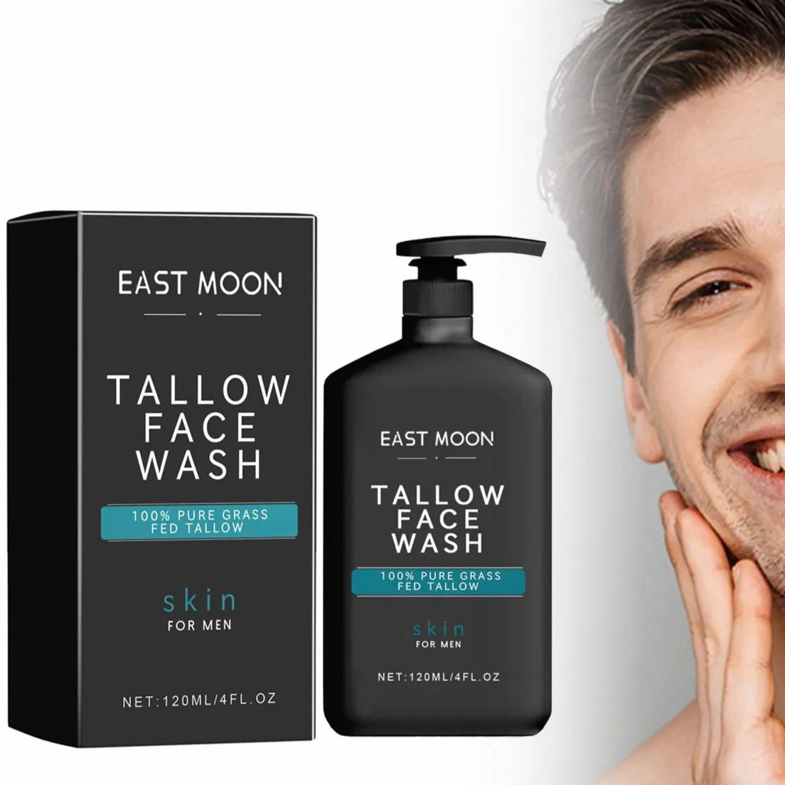Men’s Facial Cleanser – Acne & Blackhead Control, Oil-Reducing Exfoliating Cream