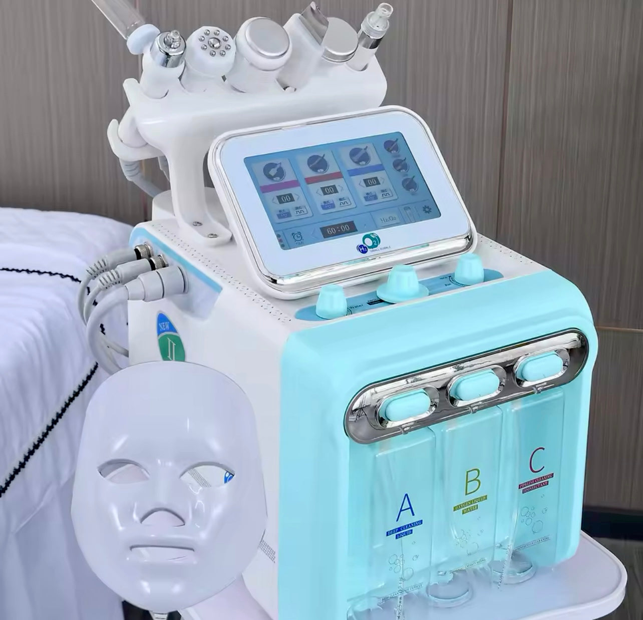 Hydro Microdermabrasion Facial Machine Aqua Peeling & Oxygen Jet Skin Scrubber