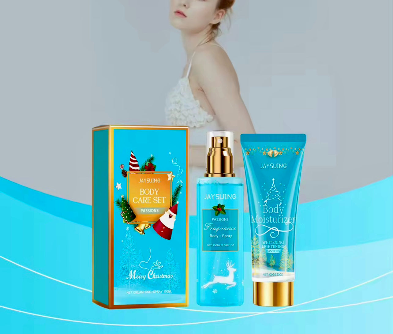 Scented Moisturizing Cream Spray 200ml Long-Lasting Body Lotion & Deodorant