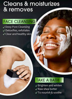 African Black Soap with Bamboo Charcoal Deep Clean & Nourish