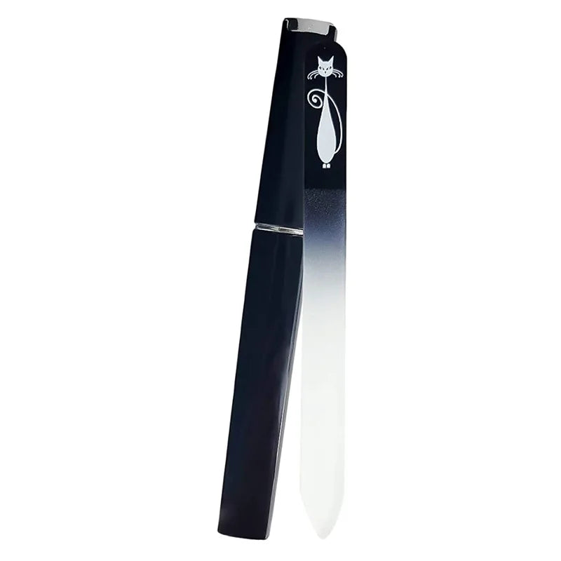 Manicure Nail File Set – Sanding, Polishing, Rubbing & Contour Strips with Glass Nail File