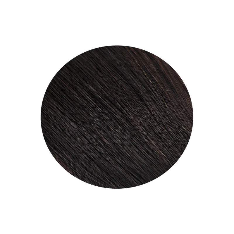 Straight Clip-In Human Hair Extensions – 100% Brazilian Virgin Hair, 8PCS/120g, Natural Black