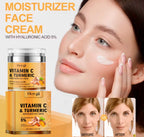 Vitamin C & Turmeric Brightening Face Cream Dark Spot & Wrinkle Care