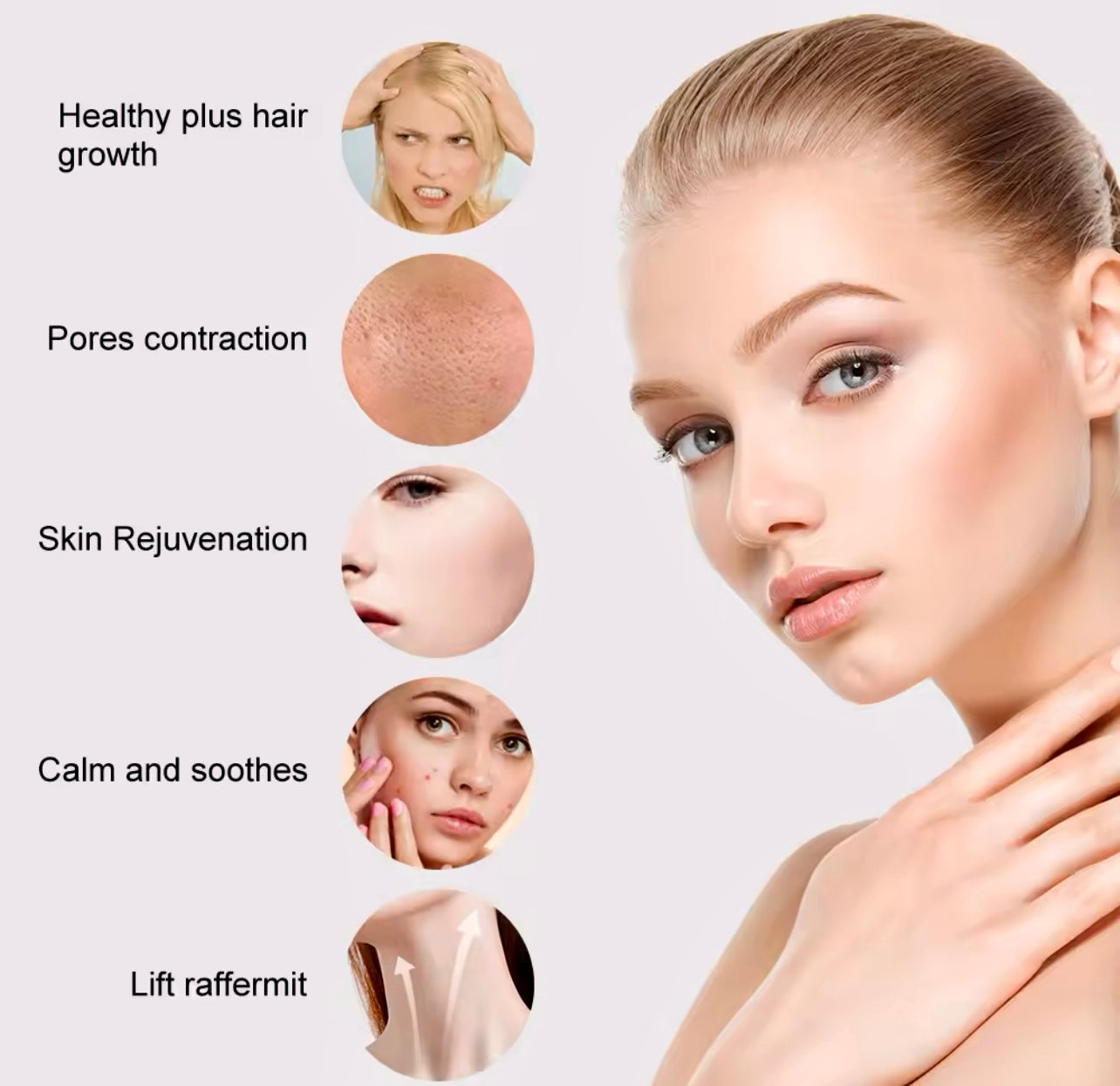 High Frequency Electrode Wand Glass Tube Acne Spot Remover
