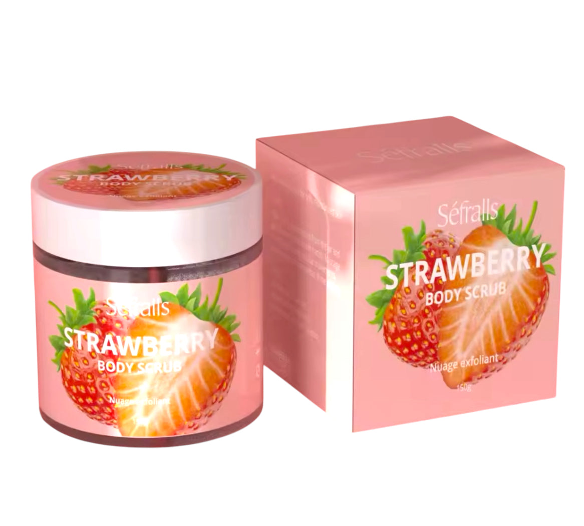 Strawberry Body Scrub Exfoliating & Hydrating Scrub