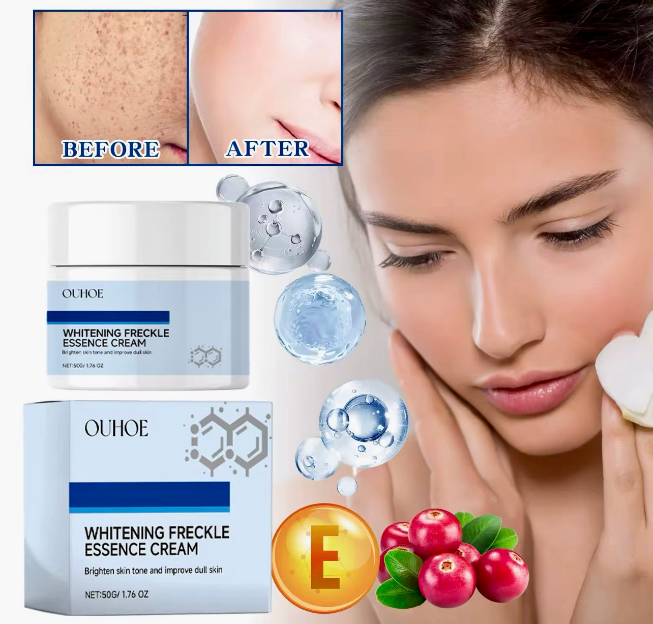 Whitening Face Cream Brightening & Moisturizing Radiance