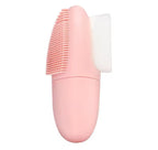 Double-Head Silicone Face Wash Brush Manual Pore Cleansing & Makeup Remover