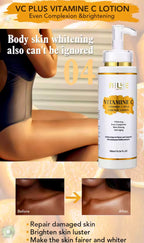 Lightening Body Cream Vitamin C & Hyaluronic Acid Hydrating & Ton Correcting