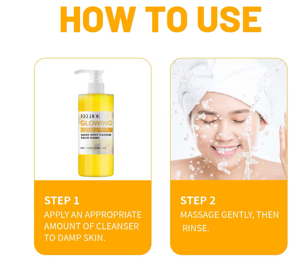 Turmeric Deep Cleansing Face Wash Brightening & Acne Mark Removal