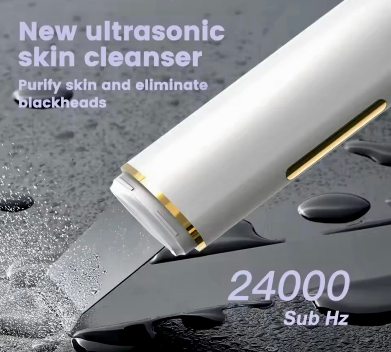 Ultrasonic Facial Skin Scrubber Deep Pore & Blackhead Cleansing Tool