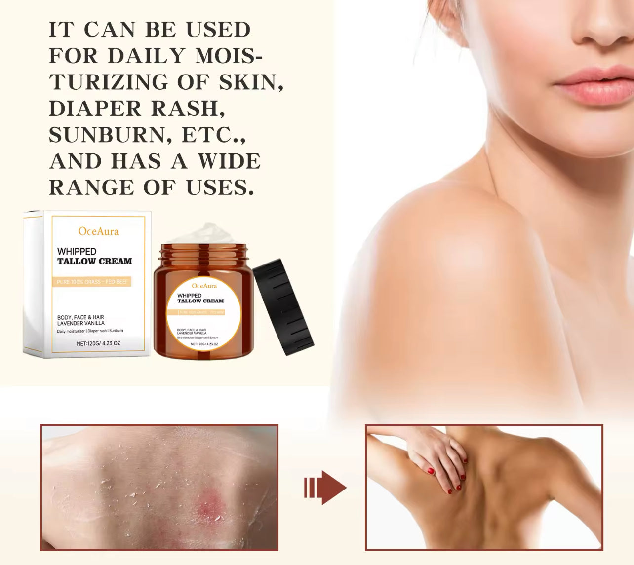 Tallow Moisturizing Body Cream