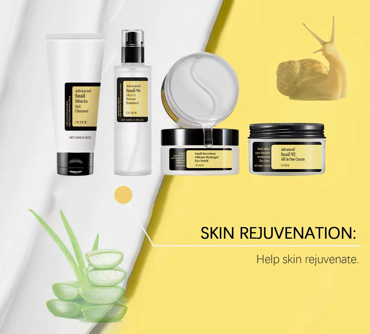 Snail Mucin 96 Skin Care Set Hydrating & Anti-Aging