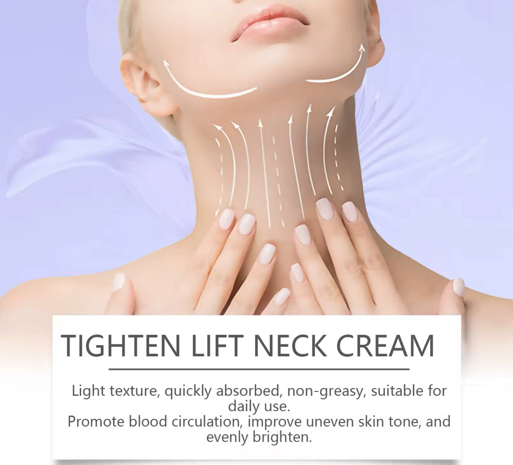2Pcs Neck Firming & Tightening Cream Hydrating & Wrinkle-Reducing