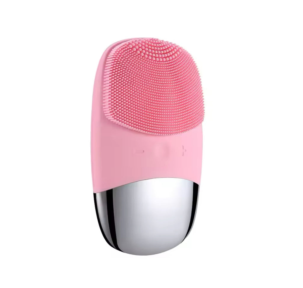 Sonic Silicone Facial Cleansing Brush Deep Pore Cleaner & Skin Massager