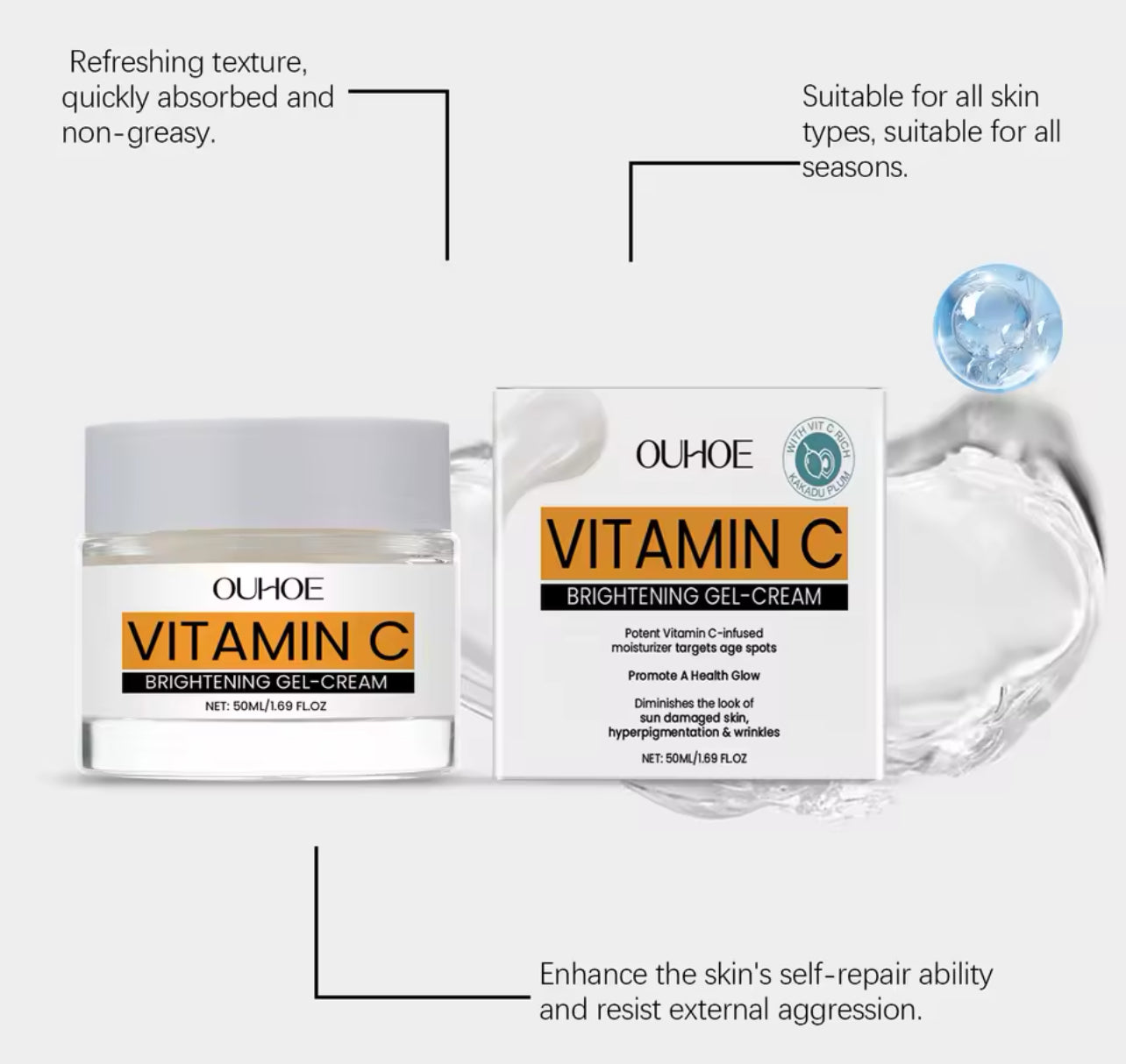 Vitamin C Brightening Gel Cream