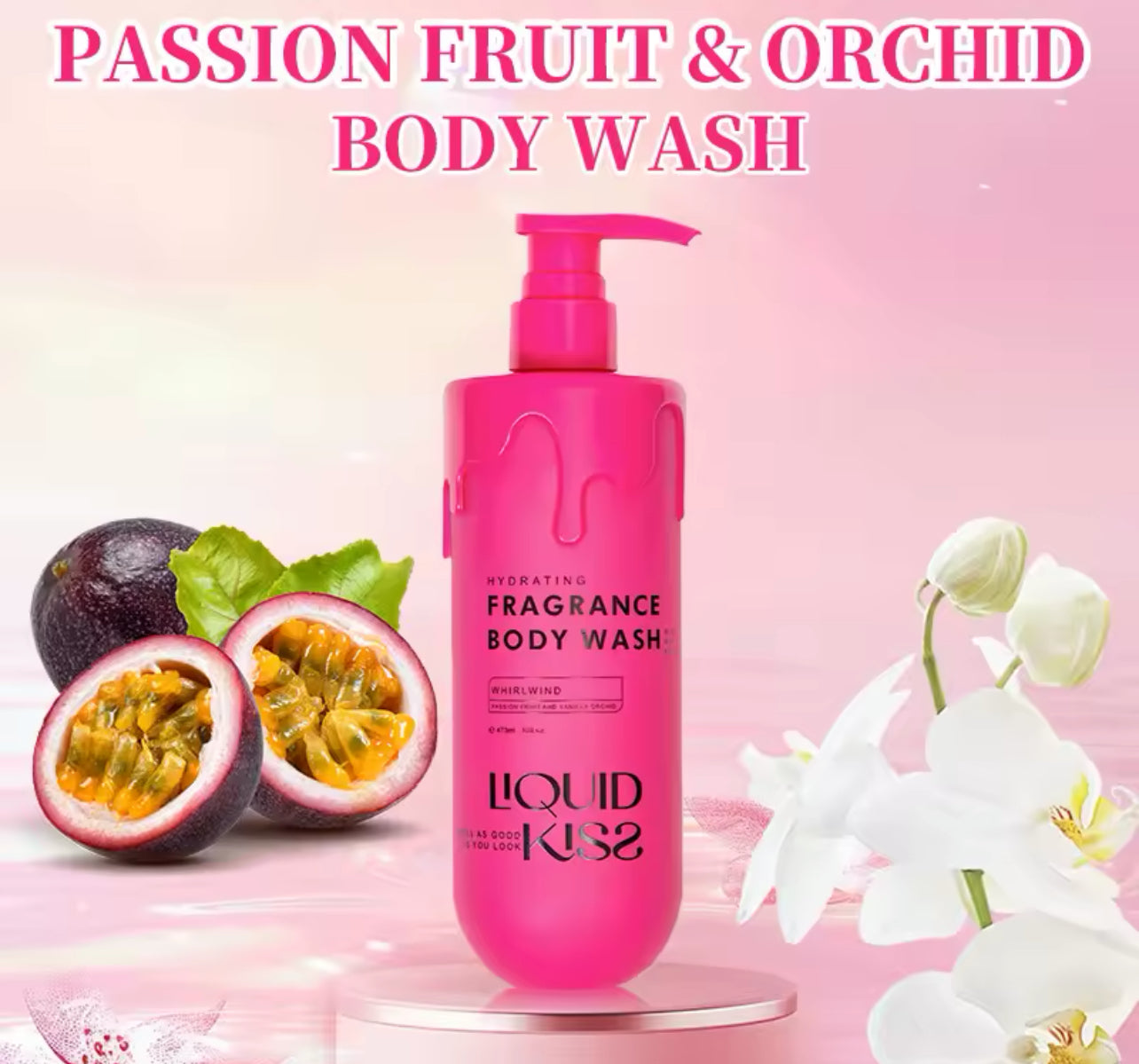 Moisturizing Body Wash Set Oat Extract, Vitamin C & Hyaluronic Acid (3pcs, 16oz)