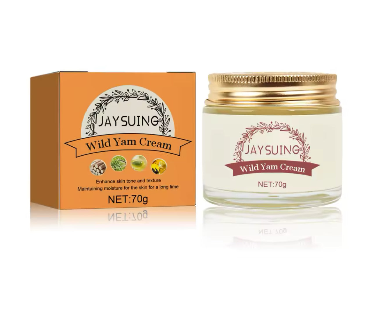 Wild Yam Facial Firming Cream Anti-Aging & Hydrating Face Moisturizer