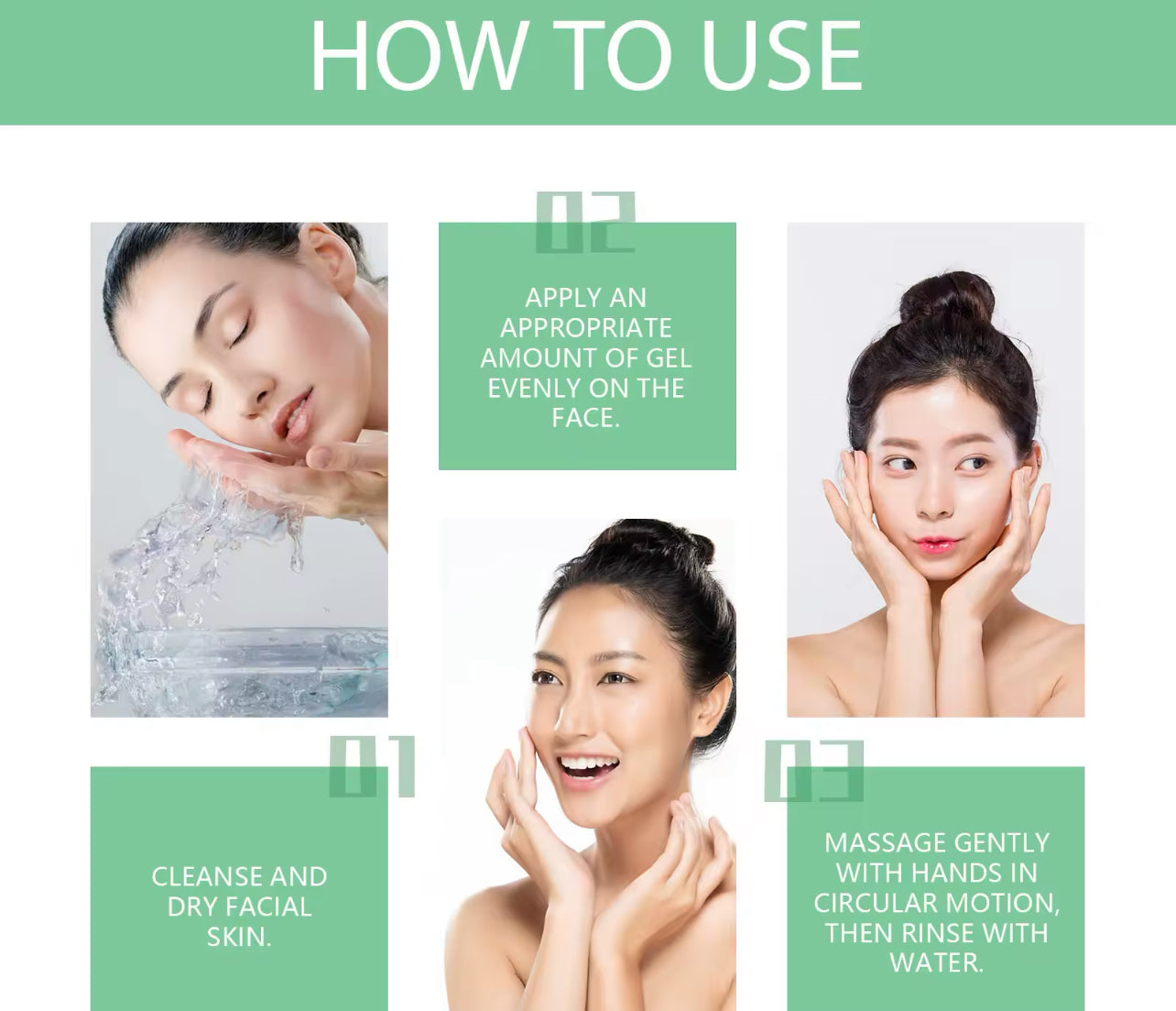 Herbal Exfoliating Gel Deep Cleansing & Blackhead Removal
