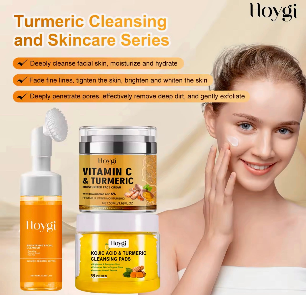 Hoygi Turmeric Facial Cleanser Oil Control & Acne Care