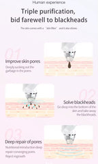 Blackhead Remover with Camera Pore Vacuum Tool with 3 Modes & 6 Heads