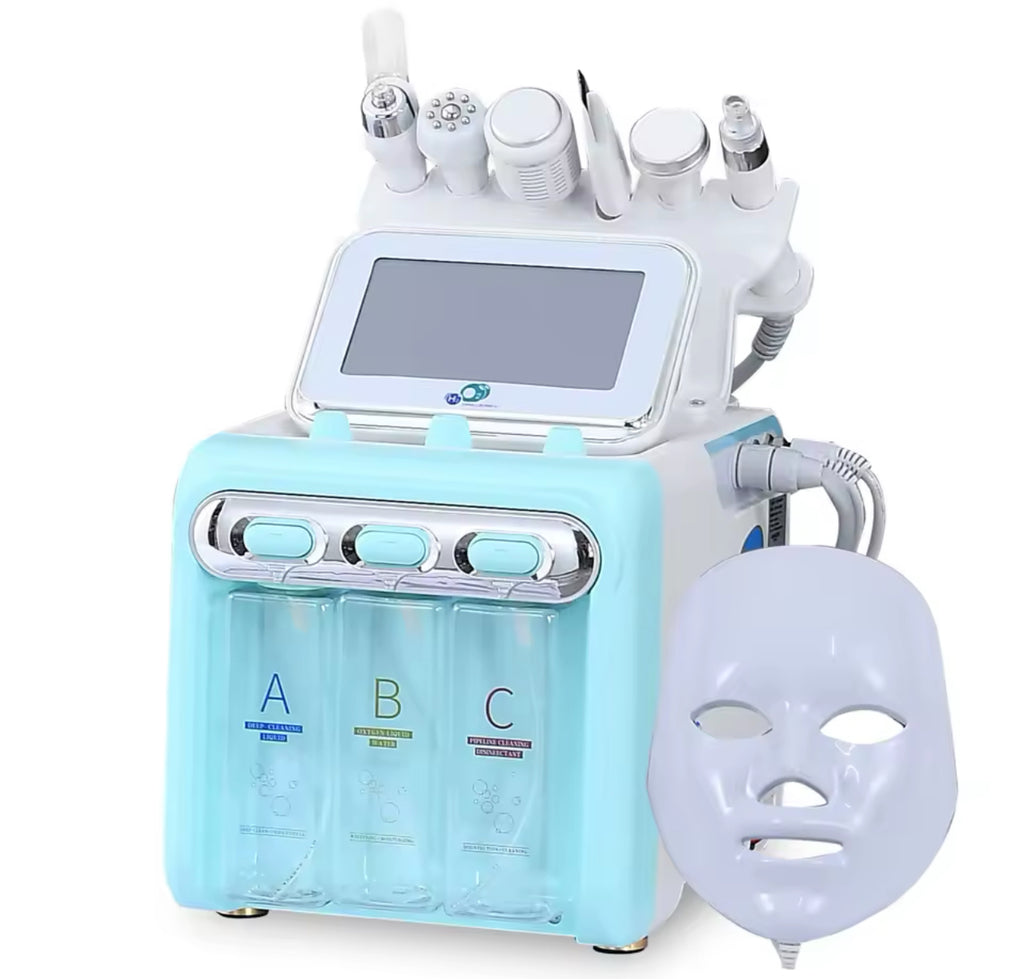 Hydro Microdermabrasion Facial Machine Aqua Peeling & Oxygen Jet Skin Scrubber