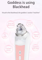 Blackhead Remover with Camera Pore Vacuum Tool with 3 Modes & 6 Heads