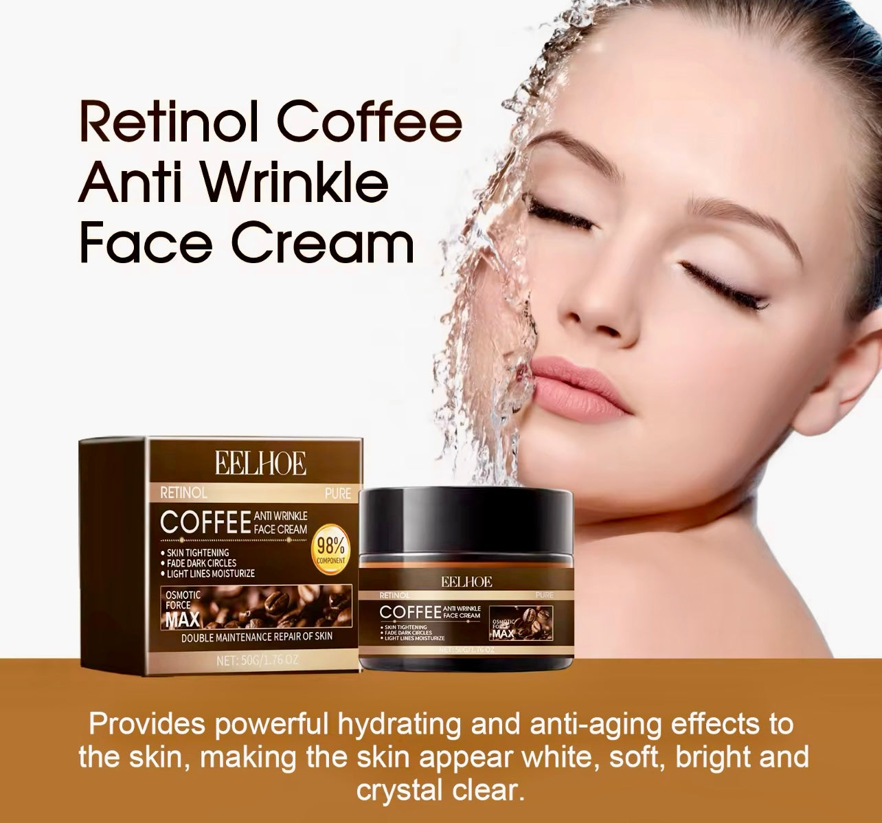 Retinol Caffeine Firming Cream  Hydrate, Lift & Brighten