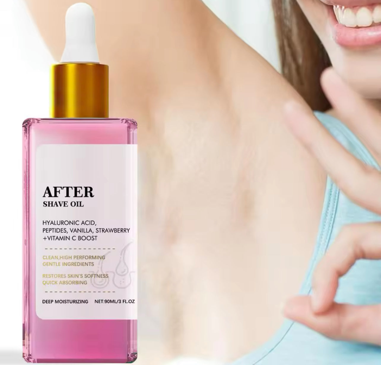 Strawberry Vanilla After Shave Oil 90ml