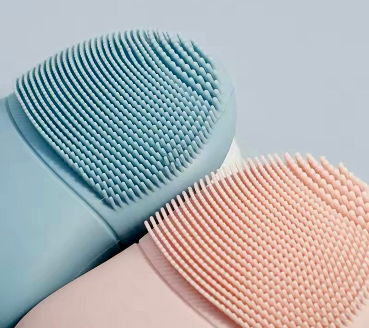 Double-Head Silicone Face Wash Brush Manual Pore Cleansing & Makeup Remover