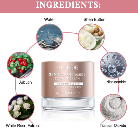 3 In 1 Nicotinamide Brightening Facial Cream