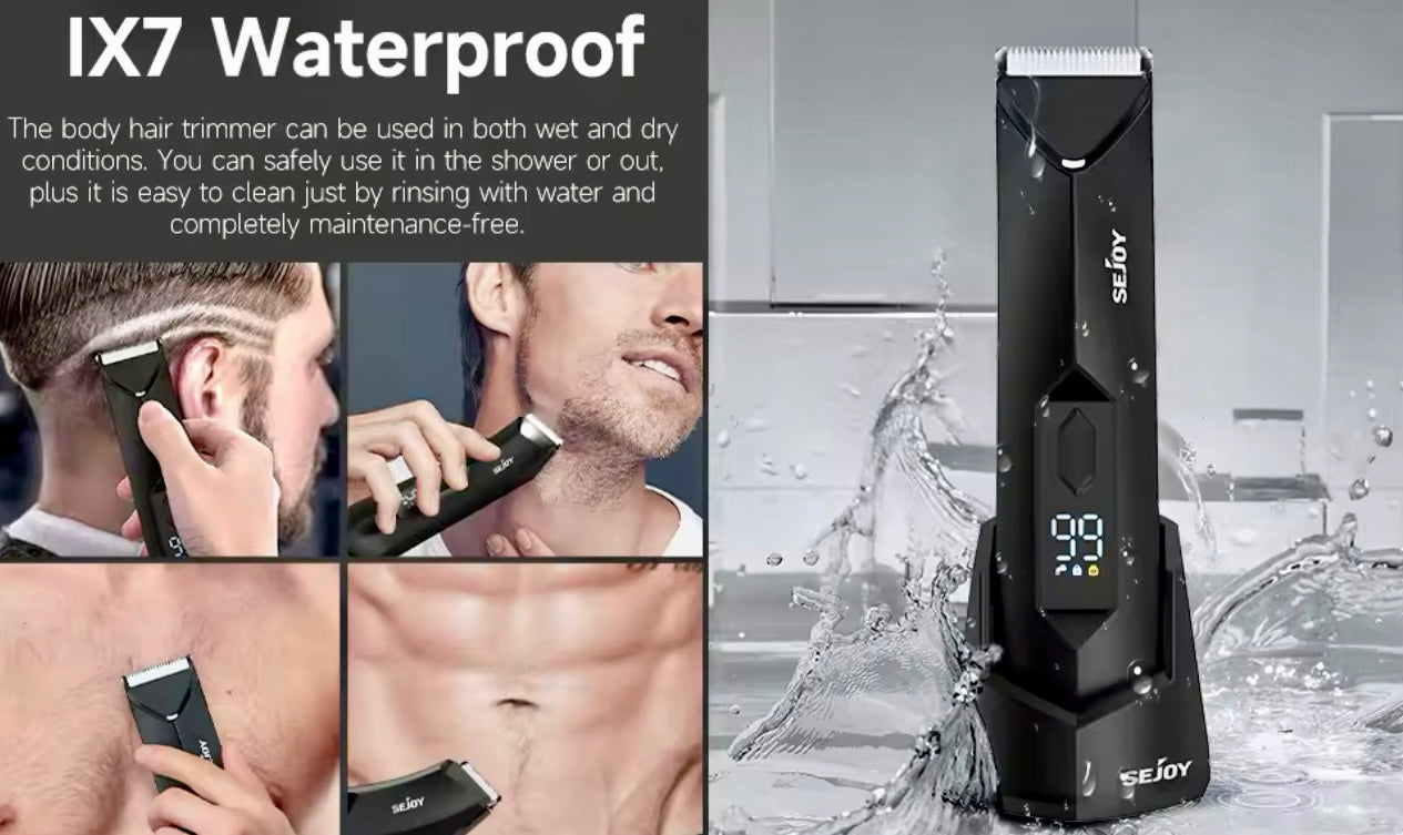 Men’s Grooming Kit Electric Hair Trimmer & Body Clipper