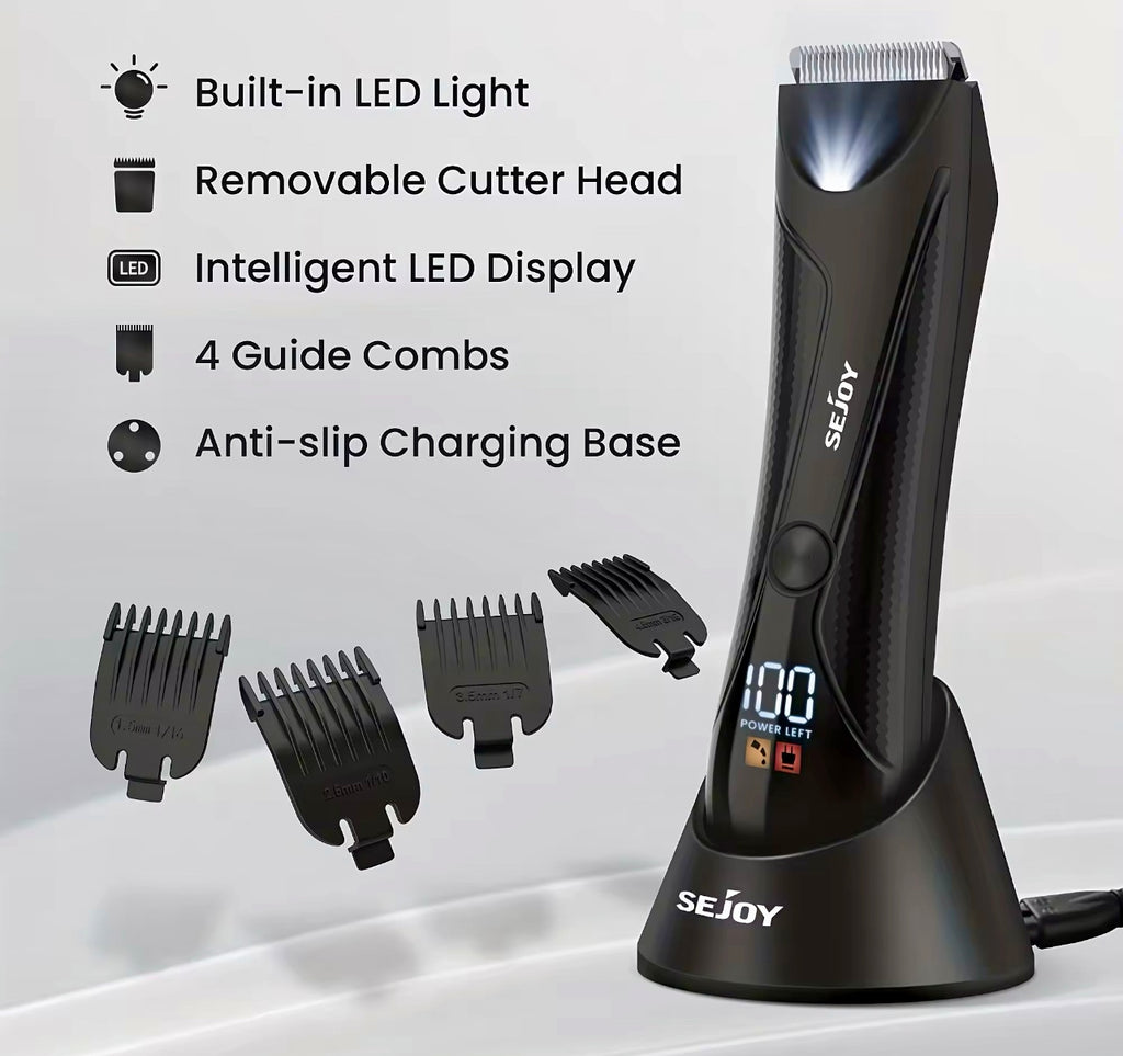 Men’s Grooming Kit Electric Hair Trimmer & Body Clipper