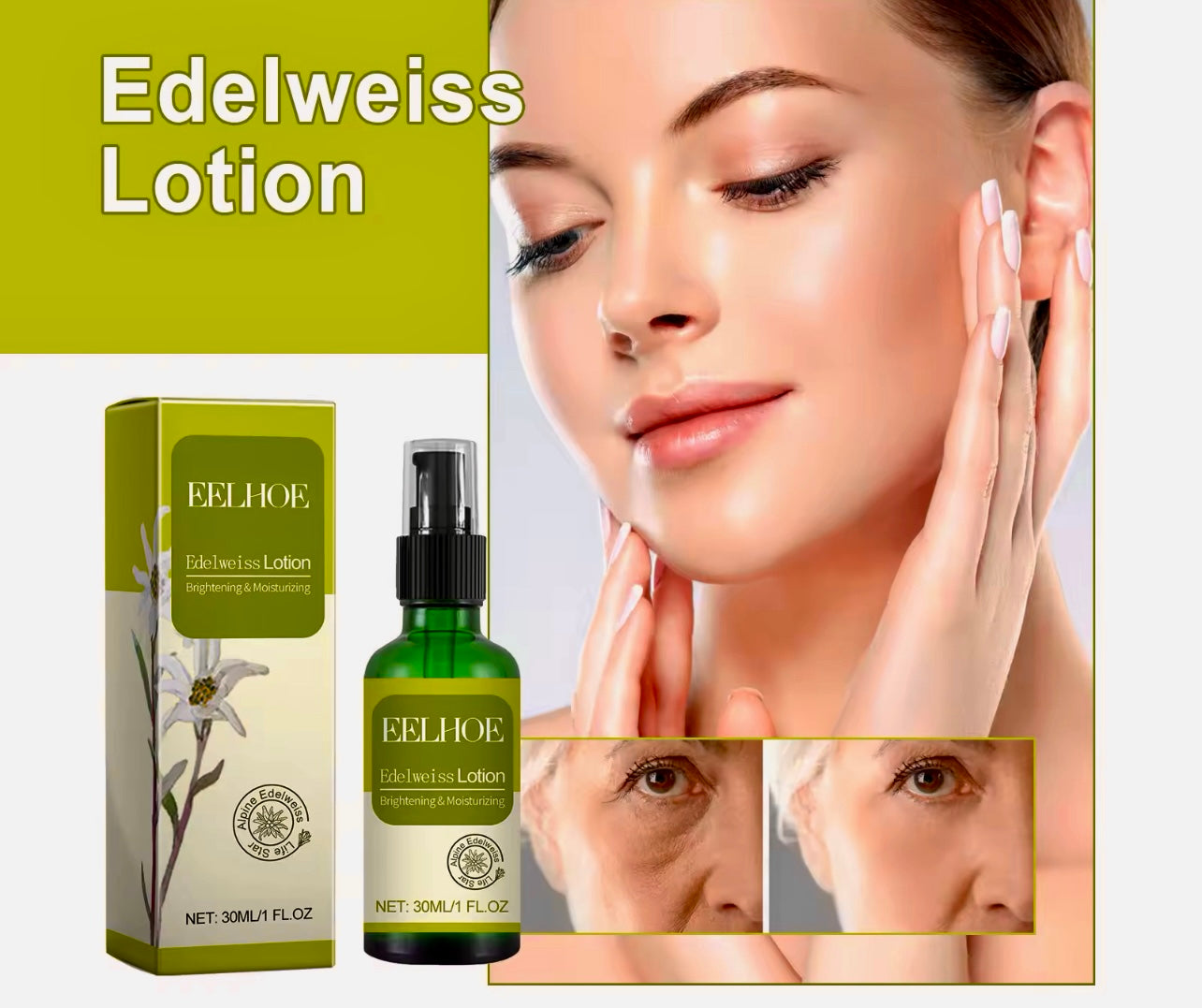 Hydrating Brightening Facial Lotion Anti-Aging & Skin Tone Enhancer
