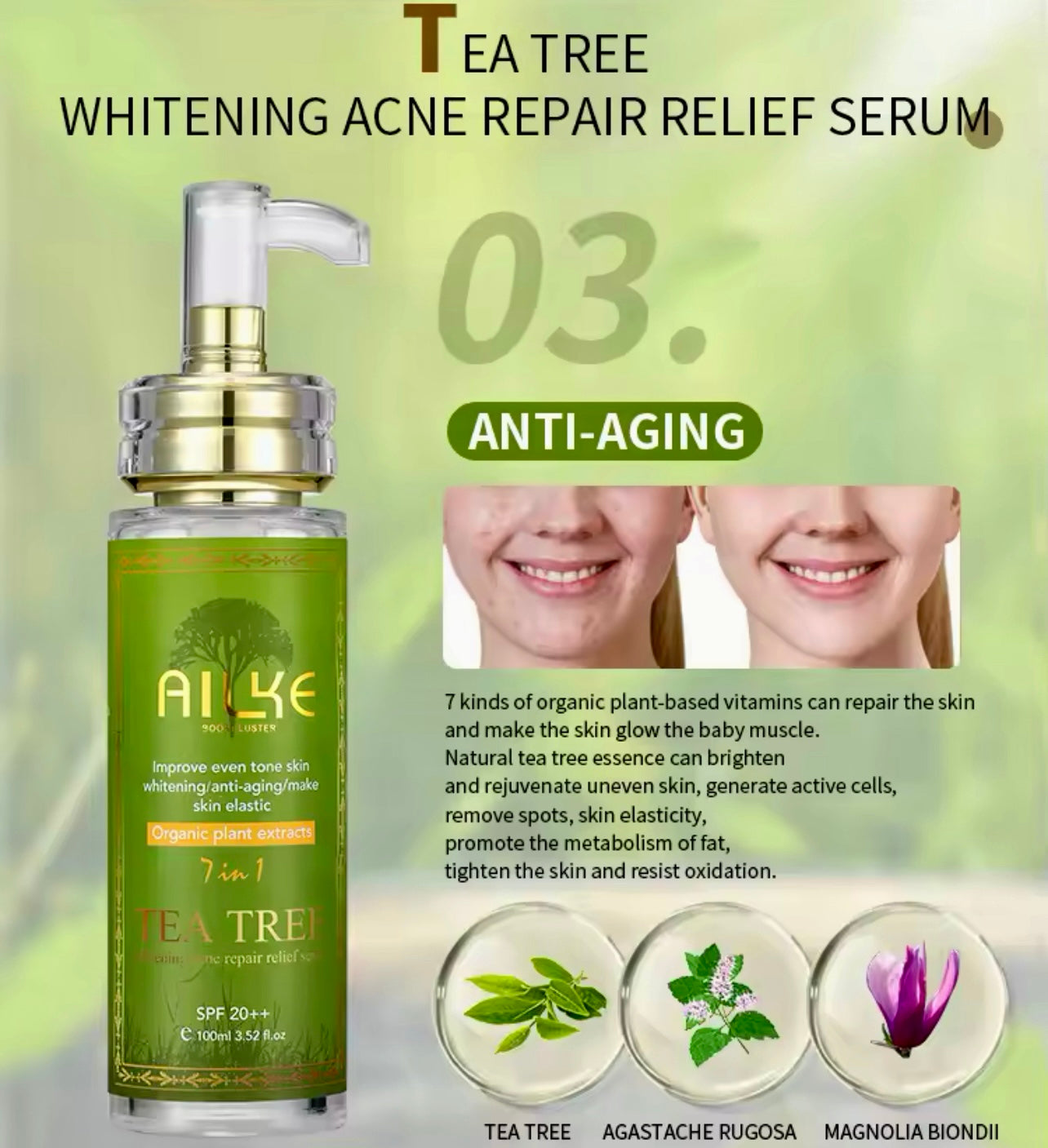 Hydrating & Brightening Serum Collagen & Glutathione Formula