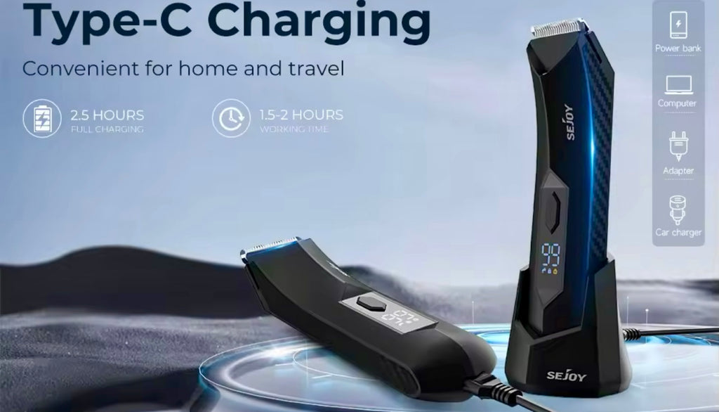 Men’s Grooming Kit Electric Hair Trimmer & Body Clipper