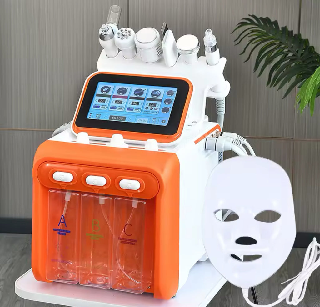 Hydro Microdermabrasion Facial Machine Aqua Peeling & Oxygen Jet Skin Scrubber