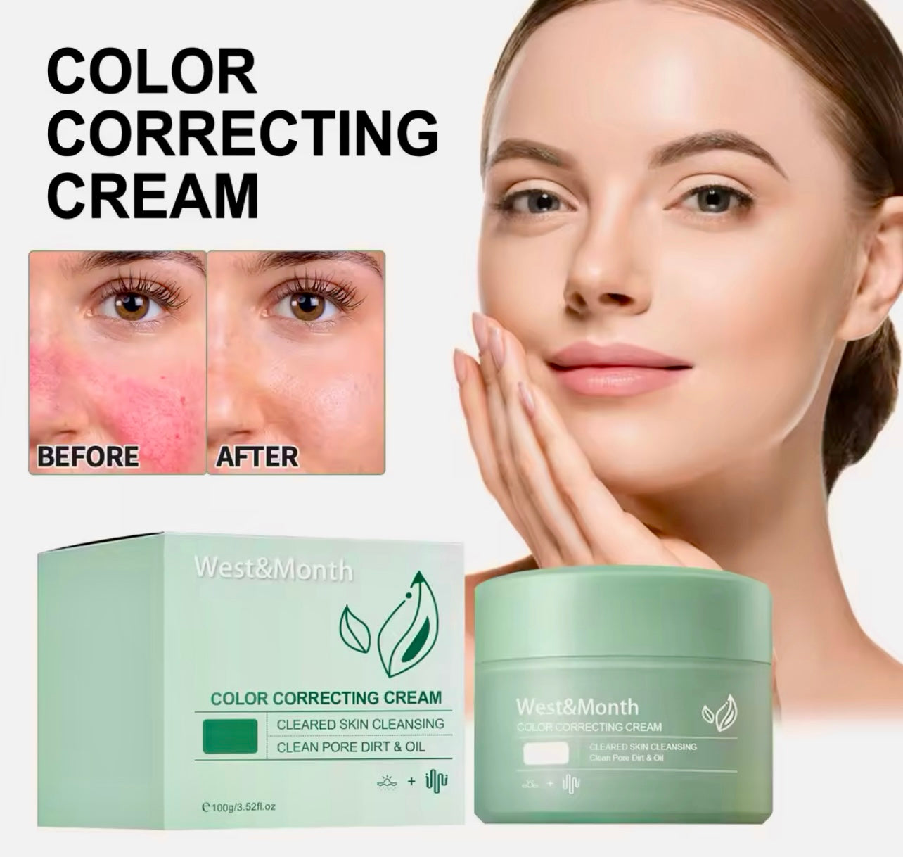 Redness Repair & Color Correcting Face Cream 100g