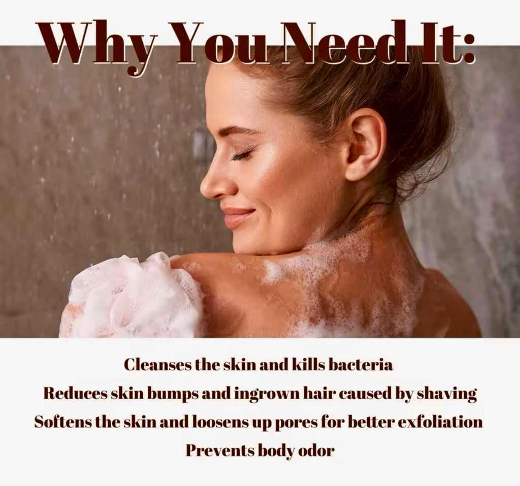 Black Cleansing Soap Deep Exfoliating & Brightening Body Scrub