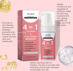 Revitalizing Organic Salicylic Acid Foaming Face Cleanser – 4-in-1 Hydrating Mousse