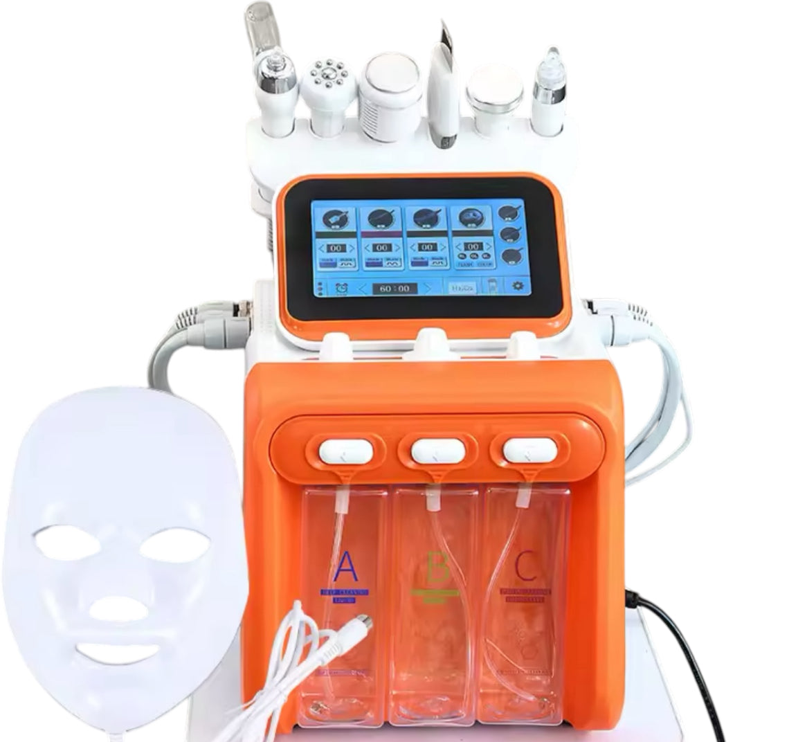 Hydro Microdermabrasion Facial Machine Aqua Peeling & Oxygen Jet Skin Scrubber
