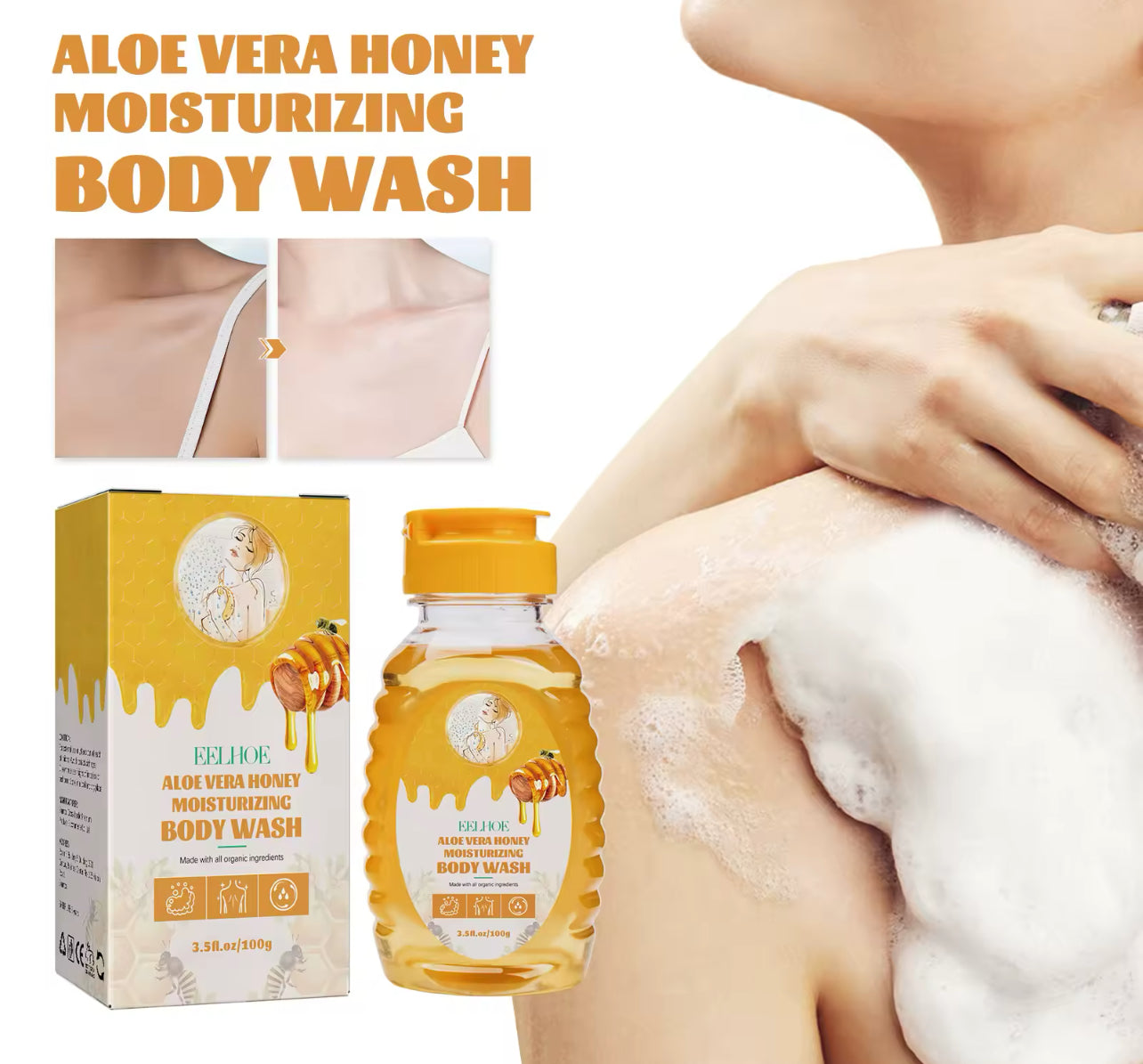 Honey Infused Moisturizing Shower Gel