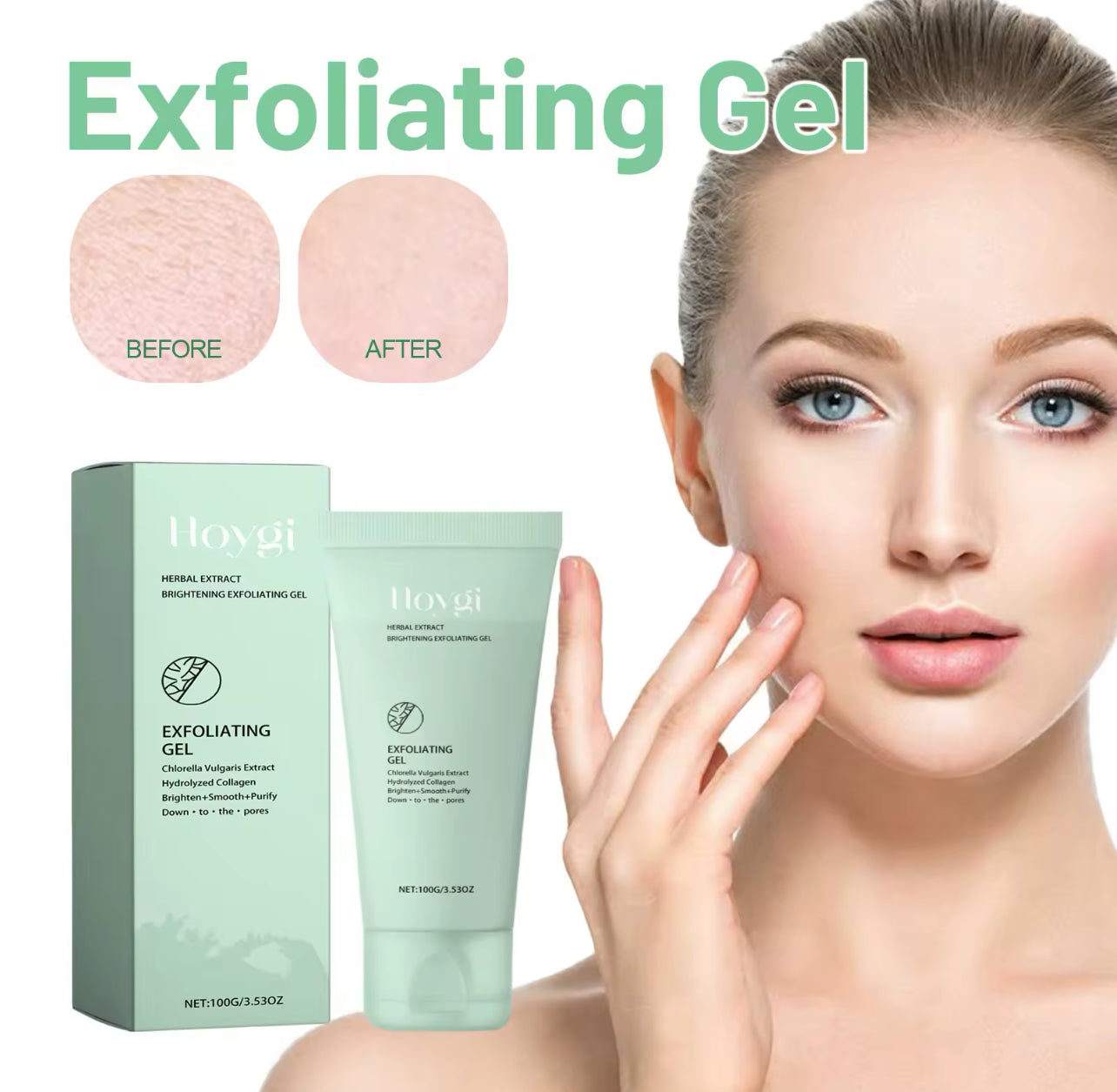 Herbal Exfoliating Gel Deep Cleansing & Blackhead Removal