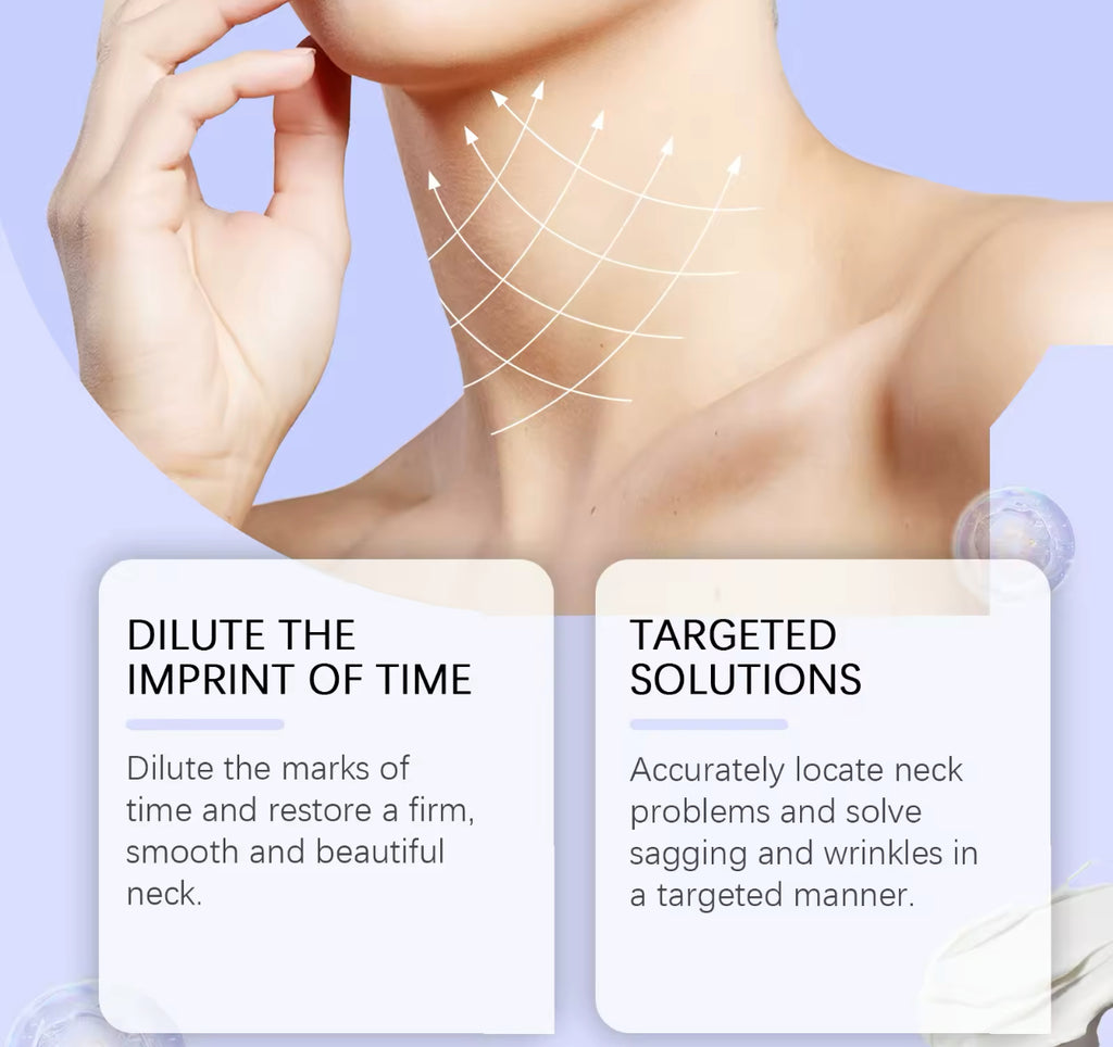 2Pcs Neck Firming & Tightening Cream Hydrating & Wrinkle-Reducing