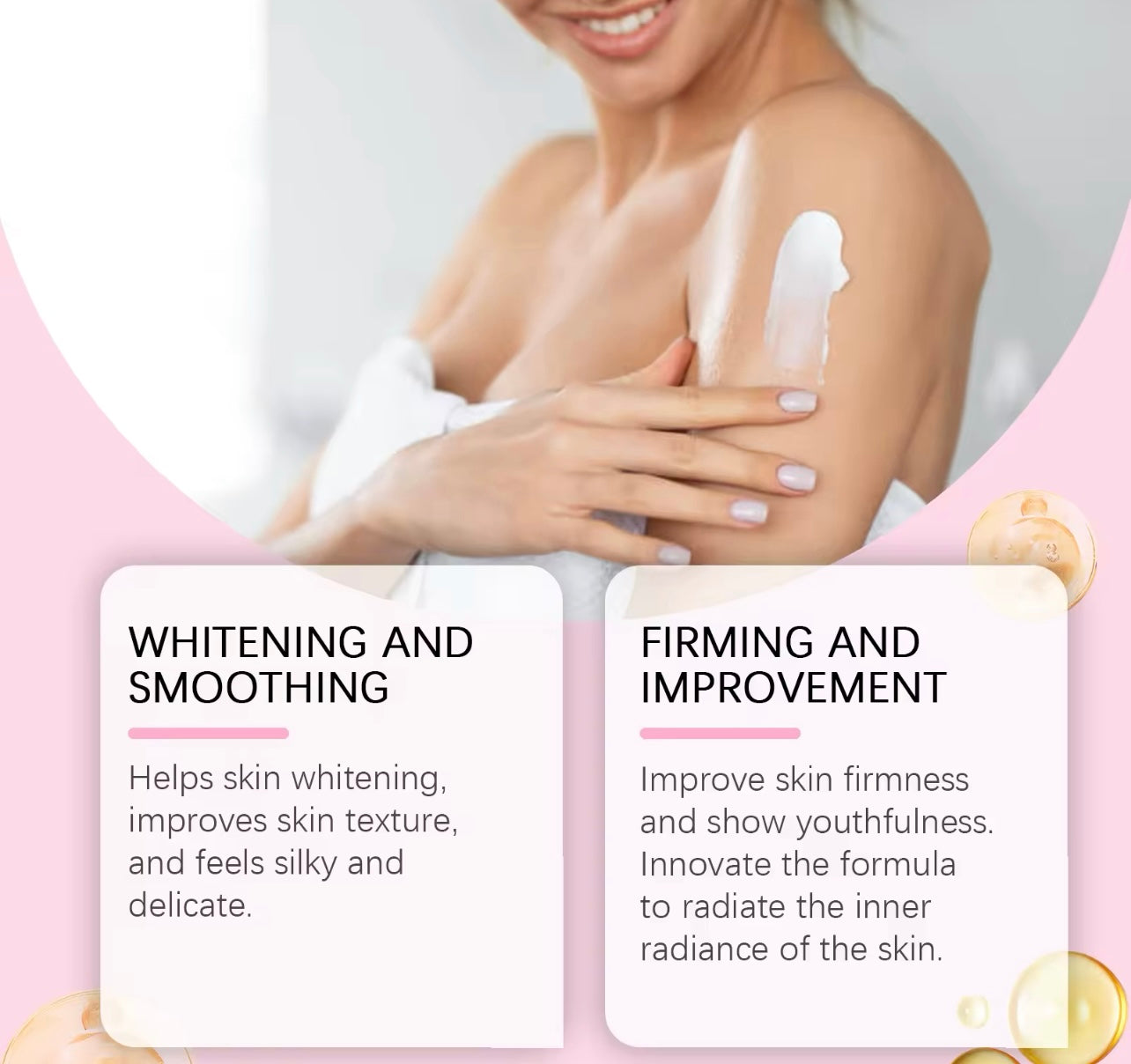 Brightening Body Cream Dark Spot Remover & Skin Whitening Lotion