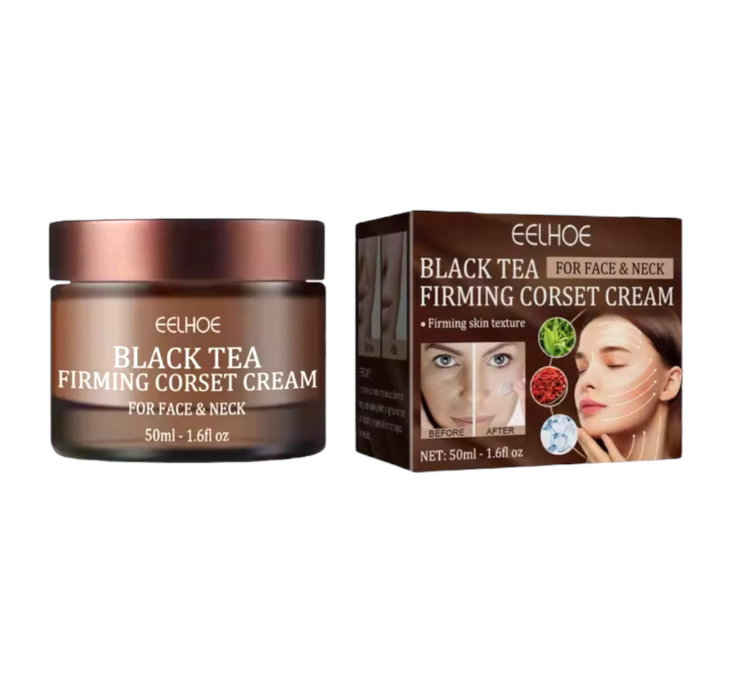Black Tea Firming Face Cream Pore Minimizing & Brightening Skincare